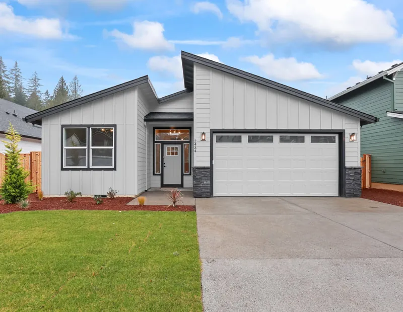 Inside a new home at Hoodview Heights