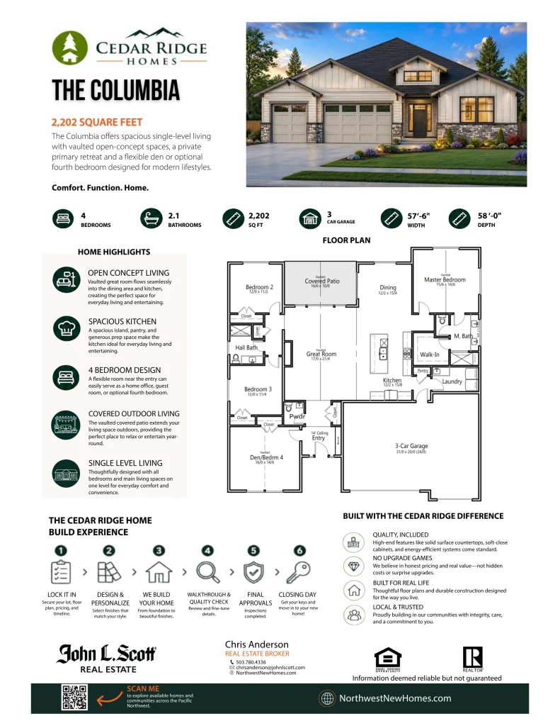 Columbia floor plan
