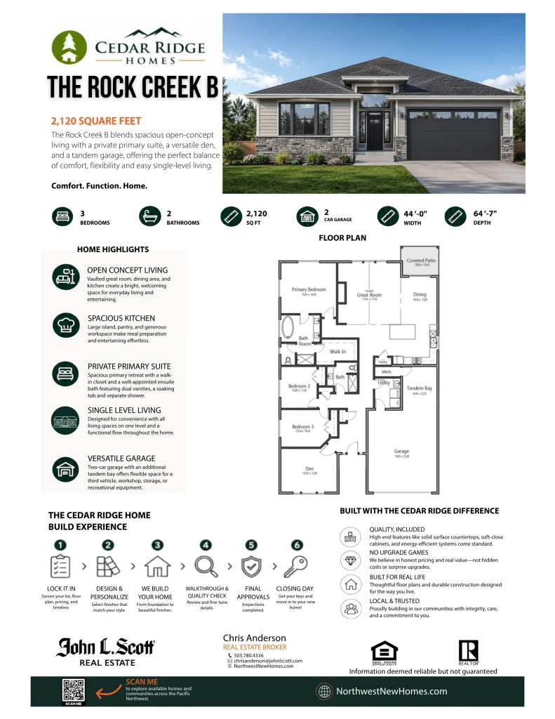 Rock Creek B floor plan