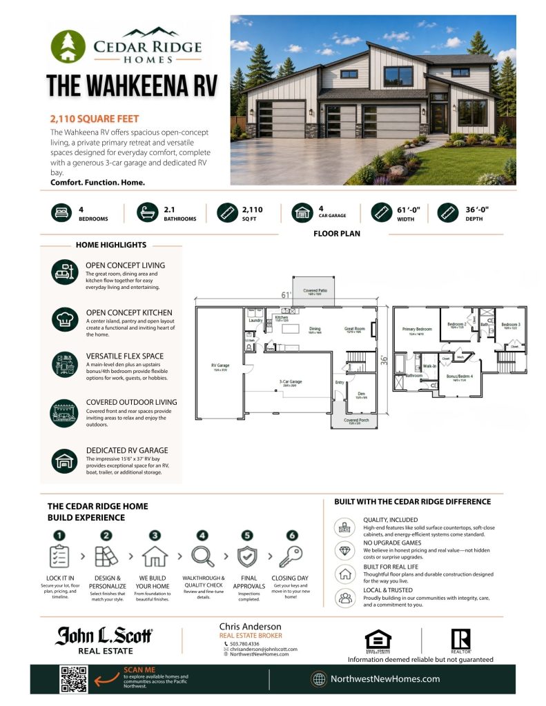 Wahkeena RV floor plan