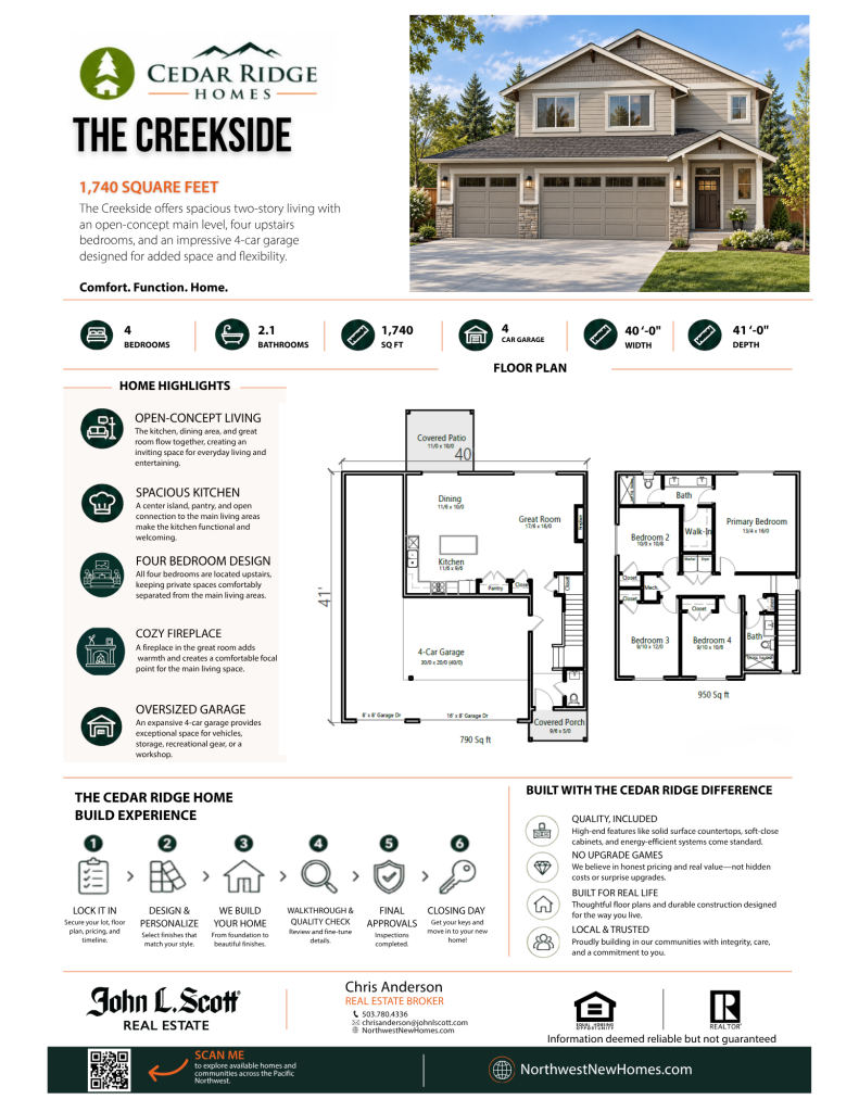 Creekside floor plan