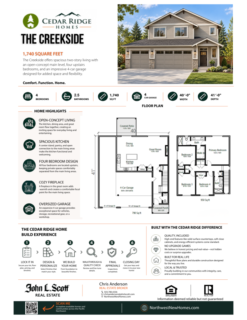 Creekside floor plan