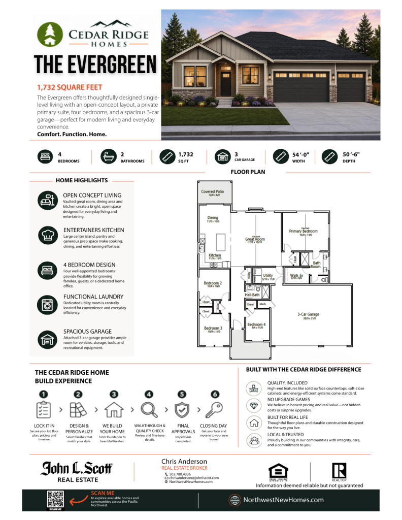 Evergreen floor plan