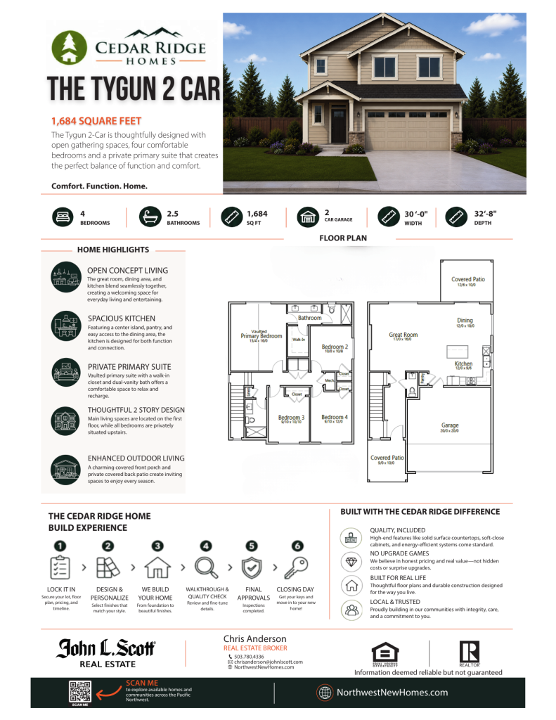 Tygun 2-Car floor plan